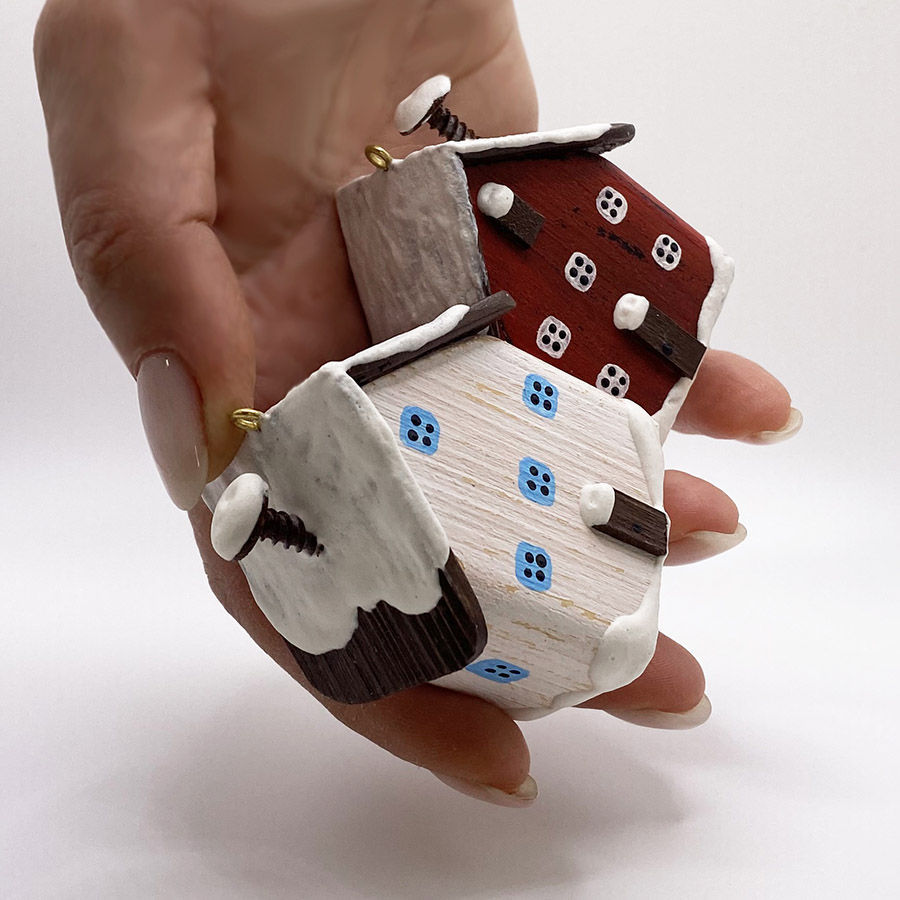 Набор домиков из дерева 302003